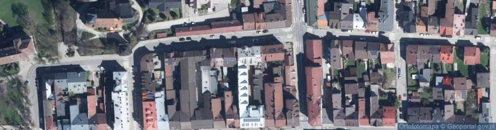 Zdjęcie satelitarne Podhalańskie Przedsiębiorstwo Budowlane Łuczak