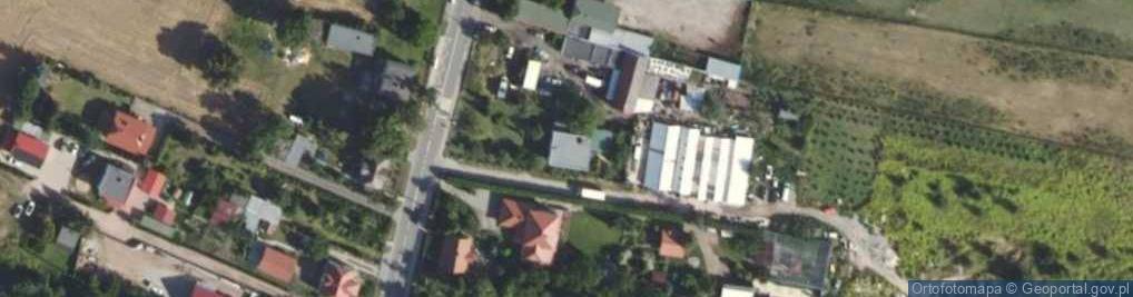 Zdjęcie satelitarne Produkty Budownictwa Ogólnego Hurt