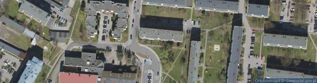 Zdjęcie satelitarne Projekt - Dom Łukasz Kozłowski