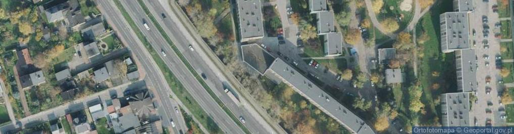 Zdjęcie satelitarne Przeds Produkcyjno Handlowo Usługowe Thermbud M Znosko z Stroiński