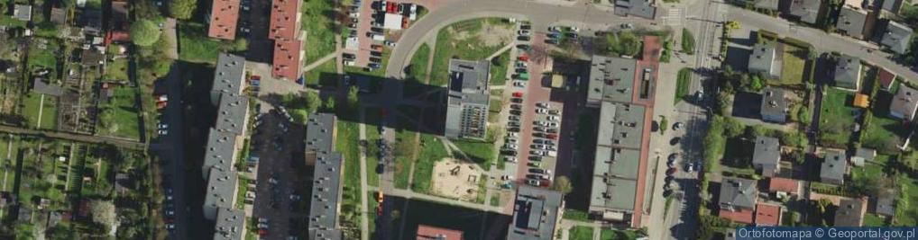 Zdjęcie satelitarne Przeds Usługowo Handlowe Buildtex Bożena Serwotka Roland Muc