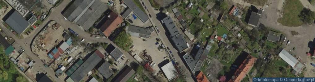 Zdjęcie satelitarne Przedsiębiorstwo Adrel w Brzegu