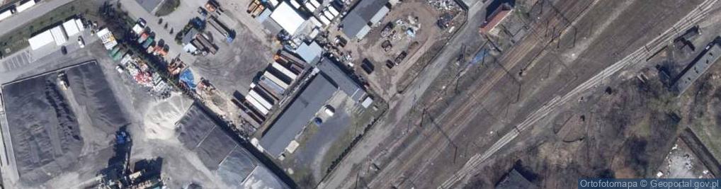 Zdjęcie satelitarne Przedsiębiorstwo Budowlane Peberol w Likwidacji