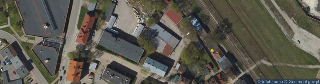 Zdjęcie satelitarne Przedsiębiorstwo Budowlane Widok
