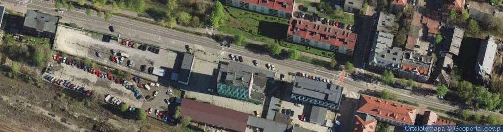 Zdjęcie satelitarne Przedsiębiorstwo Budownictwa Elektroenergetycznego Elbud w Katowicach