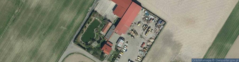 Zdjęcie satelitarne Przedsiębiorstwo Budowy Dróg w Bielczynach