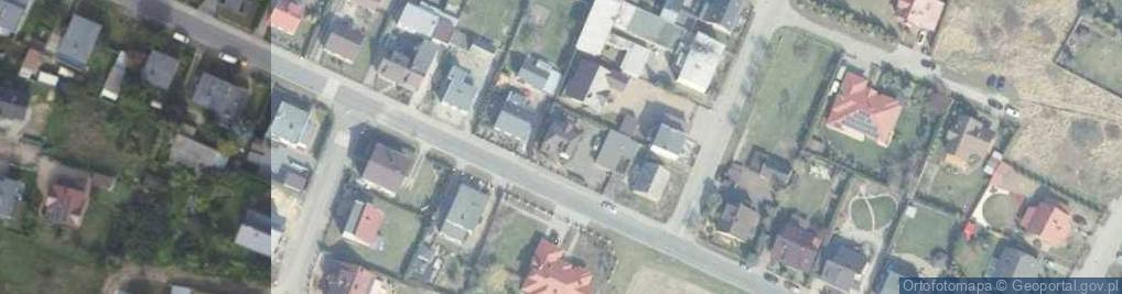 Zdjęcie satelitarne Przedsiębiorstwo Handlowo - Usługowe Kazbud - Katarzyna Szarata