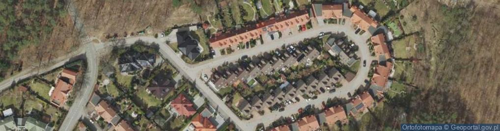 Zdjęcie satelitarne Przedsiębiorstwo Handlowo Usługowe Kriss - Bud Krzysztof Wiechno