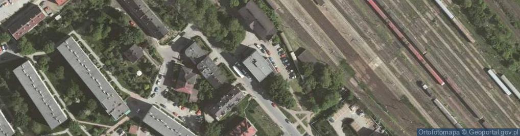 Zdjęcie satelitarne Przedsiębiorstwo Napraw i Utrzymania Infrastruktury Kolejowej w Krakowie