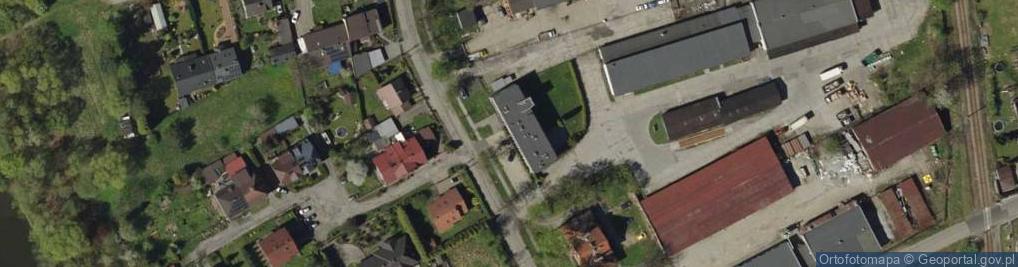 Zdjęcie satelitarne Przedsiębiorstwo Produkcyjno Usługowo Handlowe Zrembud w Cieszynie