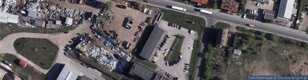 Zdjęcie satelitarne Przedsiębiorstwo Robót Drogowych Bydgoszcz - KOSTKA BRUKOWA