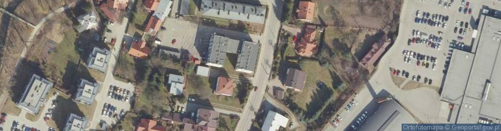 Zdjęcie satelitarne Przedsiębiorstwo Robót Inżynieryjnych i Drogowych w Krośnie