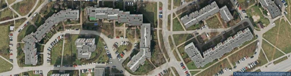 Zdjęcie satelitarne Przedsiębiorstwo Usługowo Handlowe Solex 1 R Pawłowski z Kała