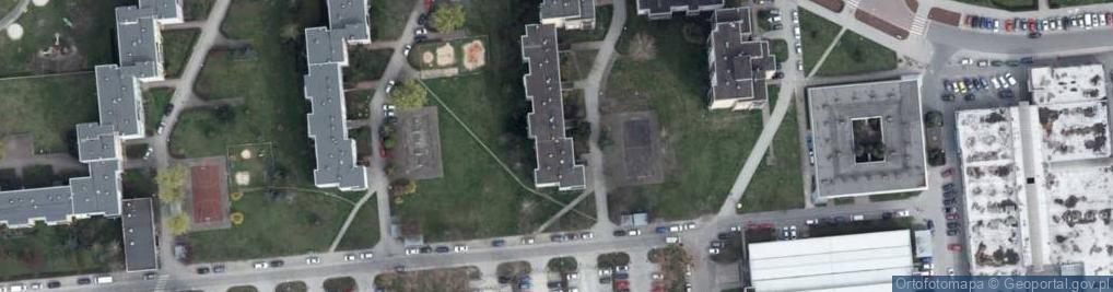 Zdjęcie satelitarne Przedsiębiorstwo Wielobranżowe Jomitech Joks z Mistal z