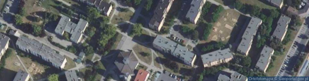 Zdjęcie satelitarne Radosław Płuciennik Dach-Rem Roboty Ogólnobudowlane Radosław Płuciennik