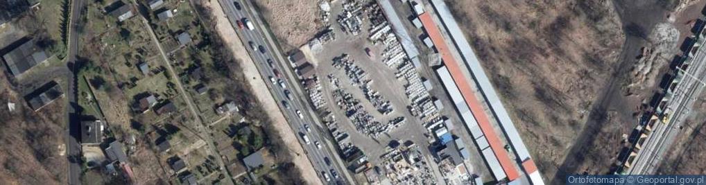 Zdjęcie satelitarne Rakowiecki Centrum Kamienia i Kostki Brukowej Piotr Rakowiecki