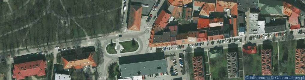 Zdjęcie satelitarne Robert Jan Pawlica Przedsiębiorstwo Handlowo-Usługowe Krzeszowice Daszyńskiego 8