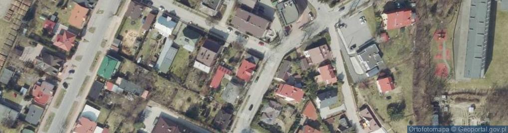 Zdjęcie satelitarne Sękor