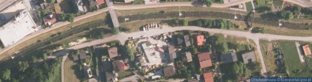 Zdjęcie satelitarne skład budowlany i opałowy