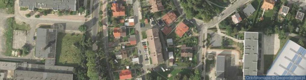 Zdjęcie satelitarne Skrzynia Bruk-Bud Łukasz Skrzyński