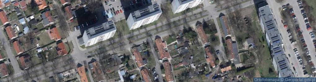 Zdjęcie satelitarne Spec Dom Piotr Pająk
