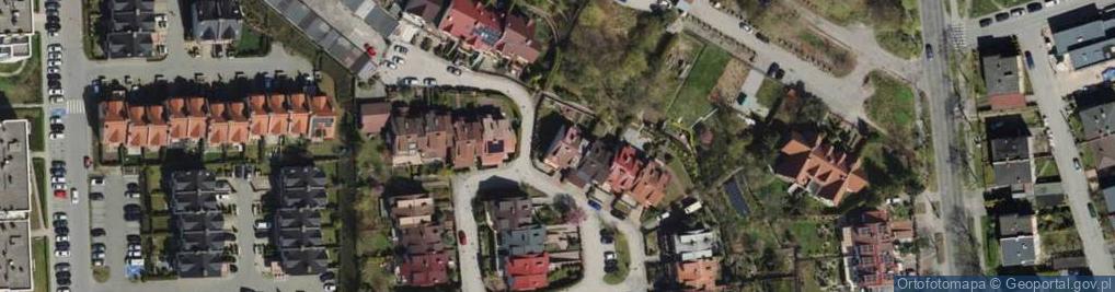 Zdjęcie satelitarne Spółdzielcze Wojskowe Zrzeszenie Szenie Budowy Domów Jednorodzinnych Szkwał
