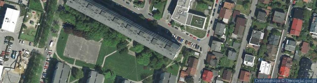 Zdjęcie satelitarne Spółdzielnia Budowy Domów Jednorodzinnych Wieliczka