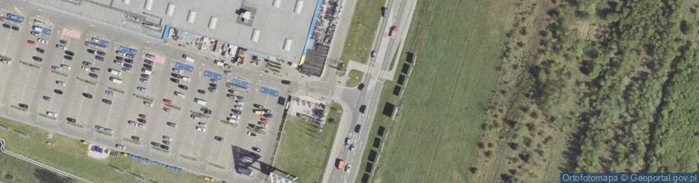 Zdjęcie satelitarne Spółdzielnia Mieszkaniowa Pomocy w Budownictwie Jednorodzinnym przy Elektrowni Kozienice Elektrociepłownia Radom w Budowie