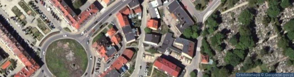 Zdjęcie satelitarne Spółdzielnia Rzemieślnicza Warmia w Biskupcu