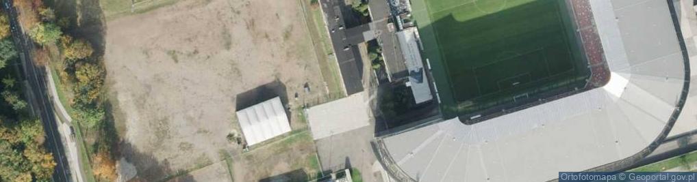 Zdjęcie satelitarne Stadion w Zabrzu