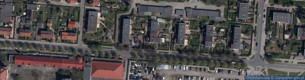 Zdjęcie satelitarne Studziański Józef Zakład Wielobranżowy, Sklep-Drzwi, Podłogi