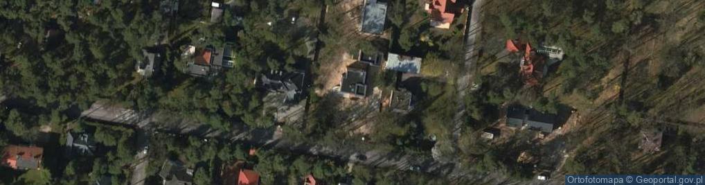 Zdjęcie satelitarne Szklane Domy