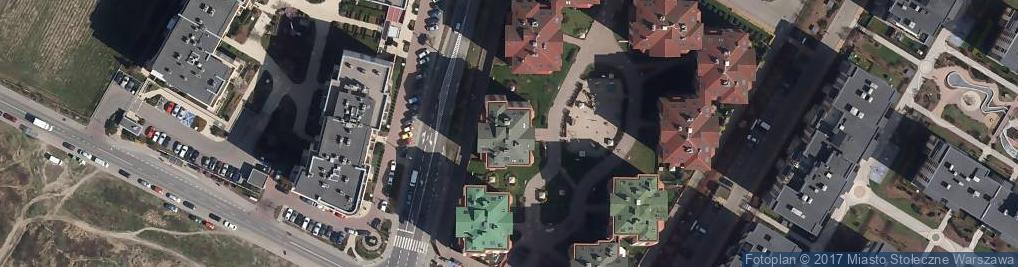 Zdjęcie satelitarne Szmaragdowe Domy