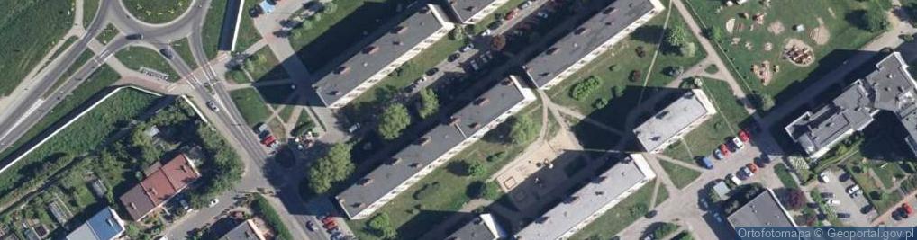 Zdjęcie satelitarne Techmago Przedsiębiorstwo Budowlano Handlowe