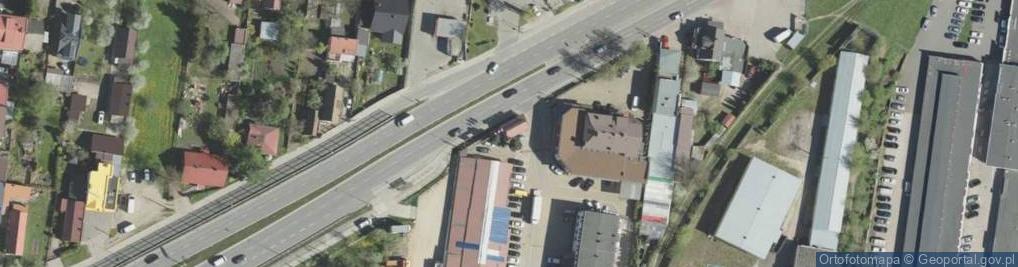 Zdjęcie satelitarne Uždaroji Akcine Bendrove Šiauliu Plentas Oddział w Polsce
