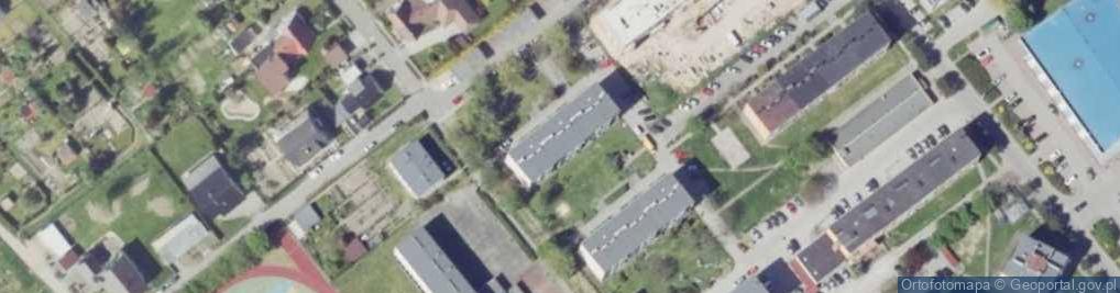 Zdjęcie satelitarne Usługi Budowlane Blacharsko Dekarskie