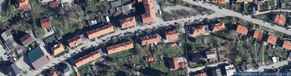 Zdjęcie satelitarne Usługi Budowlane i Handel Matriałami Budowlanymi Andrzej Stefan Komórek