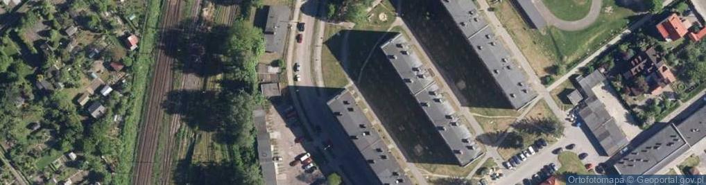 Zdjęcie satelitarne Usługi Dekarsko Budowlane