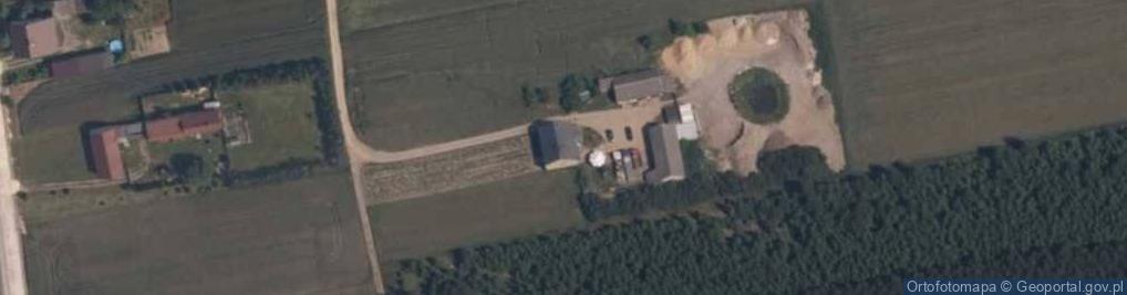 Zdjęcie satelitarne Usługi Koparką u Davida Dawid Janas