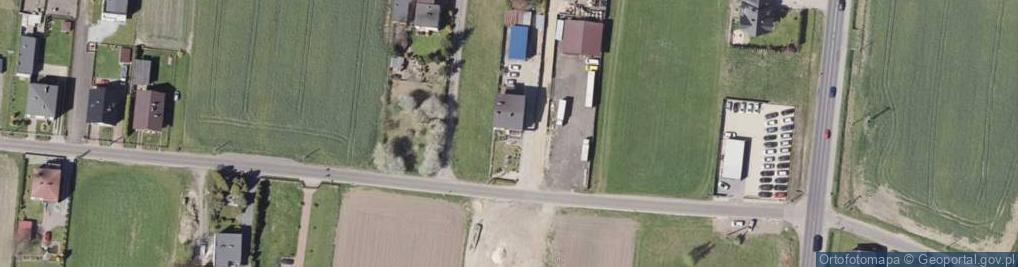 Zdjęcie satelitarne Usługi Sprzętowo Transportowe Sławomir Wioska