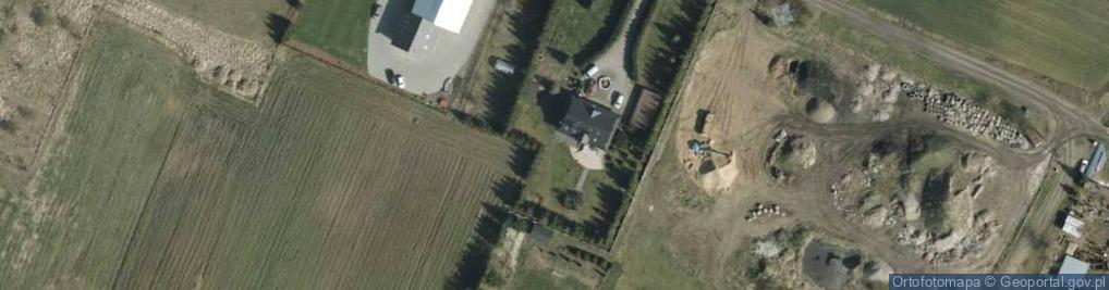 Zdjęcie satelitarne Usługowy Zakład Robót Ziemnych Warczak Leszek
