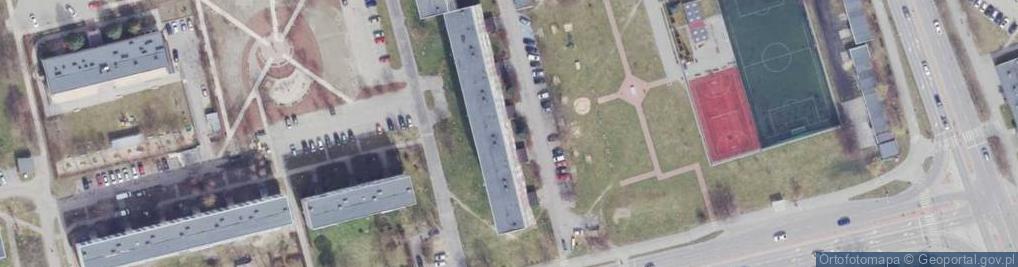 Zdjęcie satelitarne Zakład Budowlano Usługowy Rys Bud