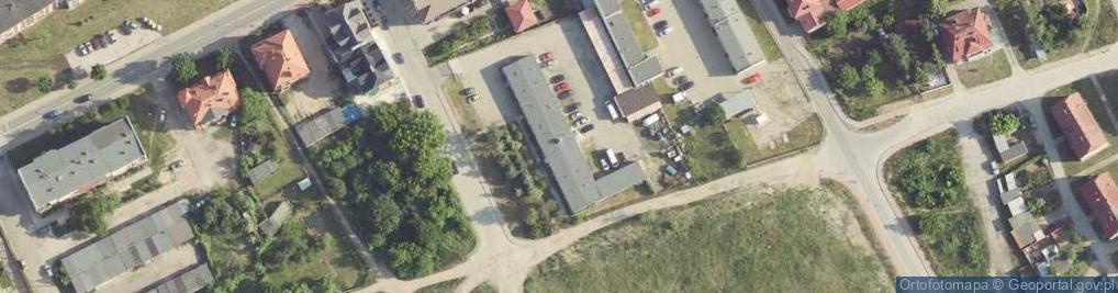 Zdjęcie satelitarne Zakład Budowlano Usługowy Zachód Skraba i S Ka