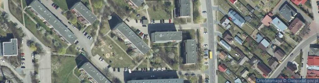 Zdjęcie satelitarne Zakład Inst Alarmowych i Elektronicznych Tarasiuk Mirosław Hajnówka