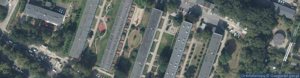Zdjęcie satelitarne Zakład Sieci Urządzeń i Instalacji Sanitarnych