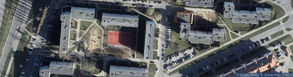 Zdjęcie satelitarne Zakład Usług Ogólnobudowlanych Goreks