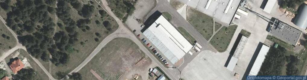 Zdjęcie satelitarne Zakład Usługowo- Produkcyjno - Handlowy 'Niwa' Józef Dziadura