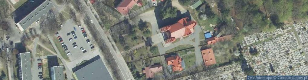 Zdjęcie satelitarne Caritas parafii św. Cyryla i Metodego