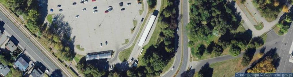 Zdjęcie satelitarne Carrefour - Stacja paliw