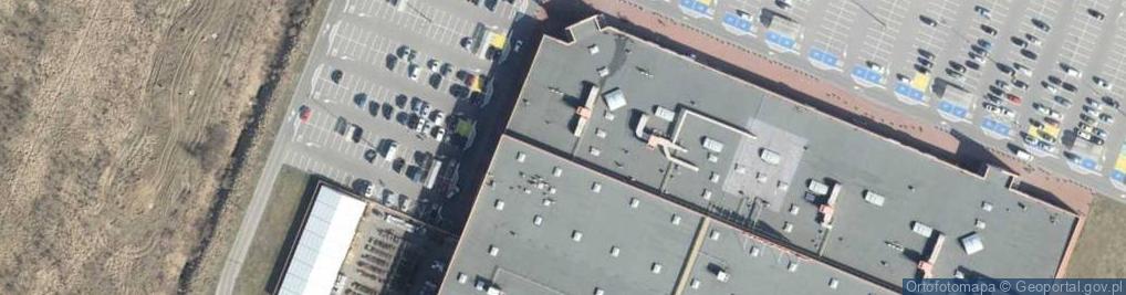 Zdjęcie satelitarne Auchan Kołbaskowo